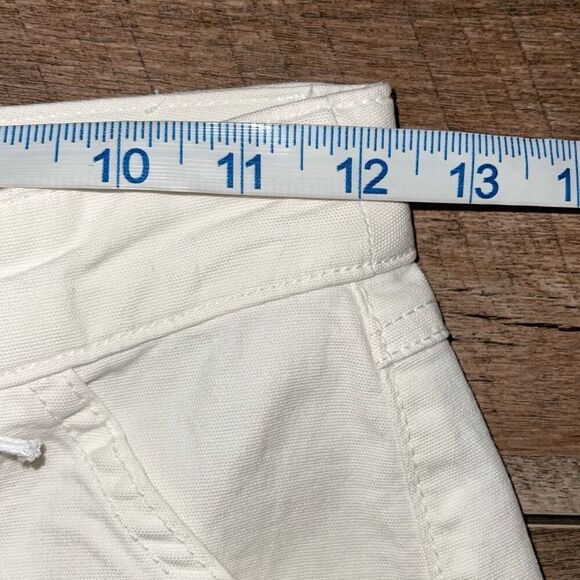 Marine Layer Maya Slim Straight Crop Leg Utility Pant Painter White Size 0 NWT - Picture 10 of 12